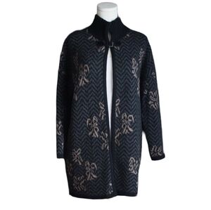 Chiaramente | Wool Blend Open Cardigan w Buckle Closure